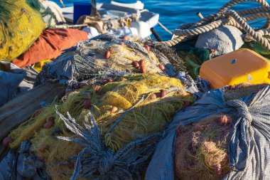 Yunanistan 'ın Girit adasındaki deniz manzarası