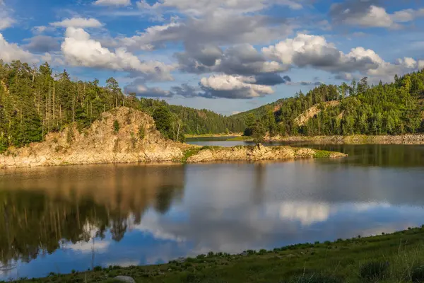 Güzel Manzara Vir Baraj Vadisi Çek Cumhuriyeti Avrupa Tek Başına — Stok fotoğraf