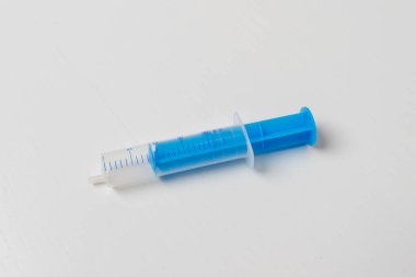 Syringe without needle for blood collection. Medical device.