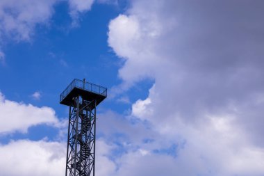 Çek Cumhuriyeti 'nin Mikulcice köyü yakınlarındaki güzel düz manzara