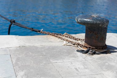 Gran Canaria İspanya 'daki Mogan kasabası yakınlarındaki deniz manzarası