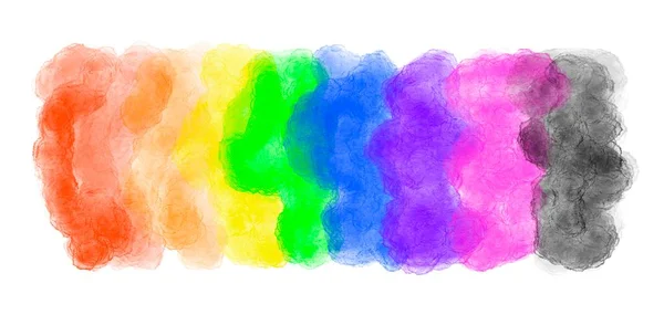 Dibujo Colores Arcoíris Con Espacio Para Copias Concepto Para Celebraciones —  Fotos de Stock