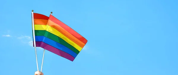 Proud Love Blurred Rainbow Heart Book Background — Stock Photo, Image