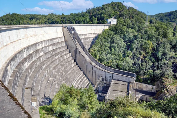 Bort Les Orgues Dam Departments Correze Cantal New Aquitaine Auvergne — Stock Photo, Image