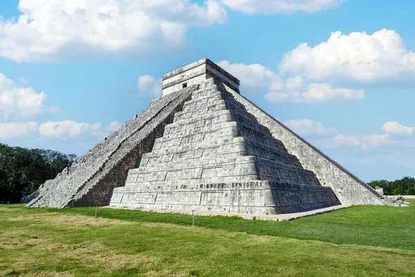 Castillo Chrám Kukulkánu Chichen Itza Chichen Itza Mexiko — Stock fotografie