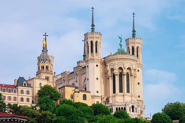 Basílica Nuestra Señora Fourviere Lyon Francia —  Fotos de Stock