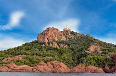 Le Dramont veya Cap Dramont, Saint Raphael, Massif de l 'Esterel; Var Bölümü, Fransa