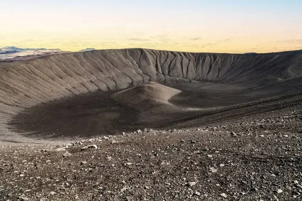 Crater of the Hverfjall volcano. Iceland.