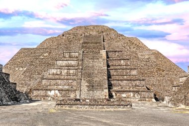 Teotihuacan, Güneş Piramidi, Mexico City, Meksika