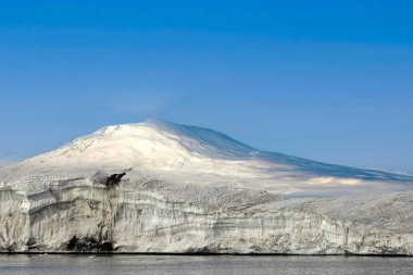 Mount Erebus volcano, Antarctica, Ross Island clipart