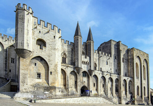 Palace of the Popes or Palais des Pape in French. Avignon; Vaucluse, France