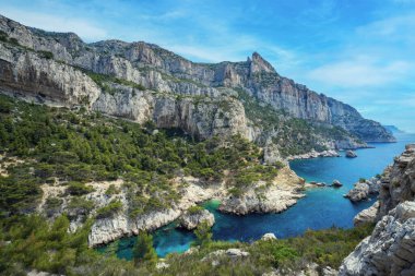 Calanque Sugiton. Calanques Ulusal Parkı, Marsilya Fransa