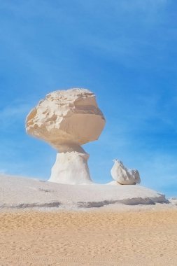 kireç taşı oluşumu beyaz çöl, sahara, Mısır
