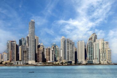Panama Körfezi 'nden Panama Şehri manzarası