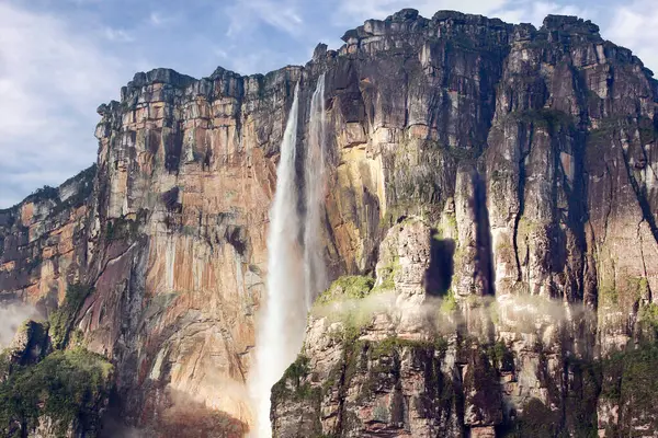 Angel Falls in the morning light. Venezuela