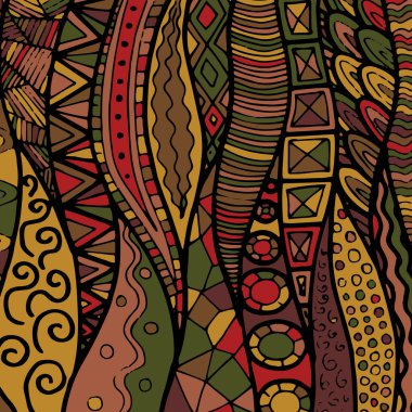 Kumaş soyut karalamalar, el çizimi, çizgiler, baskı, sanat.