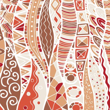 Kumaş soyut karalamalar, el çizimi, çizgiler, baskı, sanat.