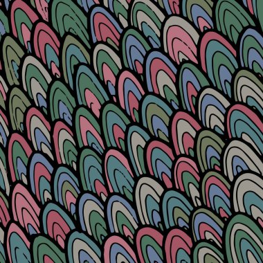 El çizimi Paskalya yumurtaları, arka plan için iyi, duvar kağıdı, baskı, sanat.