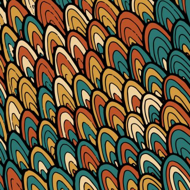 El çizimi Paskalya yumurtaları, arka plan için iyi, duvar kağıdı, baskı, sanat.