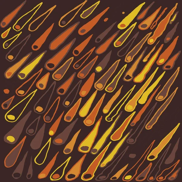 Hand Drawn Meteor Design Background Wallpaper Print Art — Stock Photo, Image