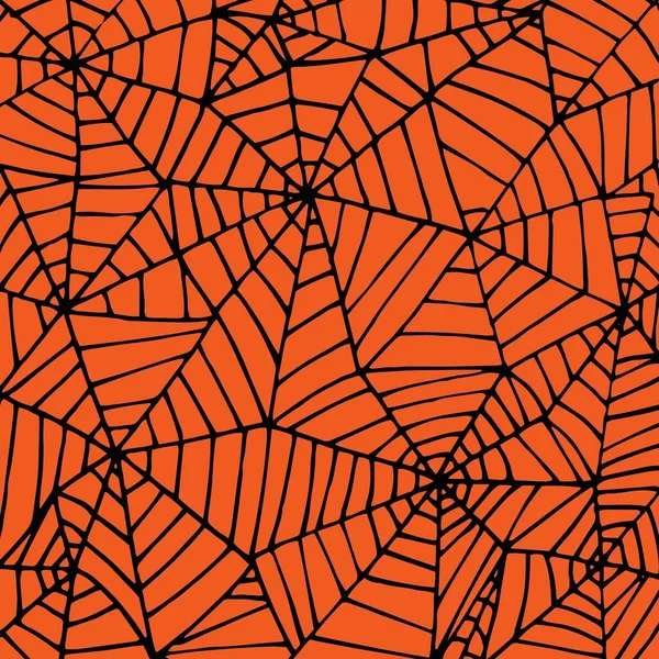 Halloween Spin Web Wallpaper Met Hand Getekend Achtergrond Print Kunst — Stockfoto