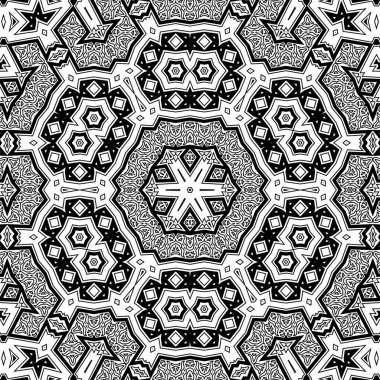 El çizimi Mandala, siyah beyaz sanat, yetişkin boyama sayfası, ayrıntılı çizim, taslak karalama, baskı, sanat.