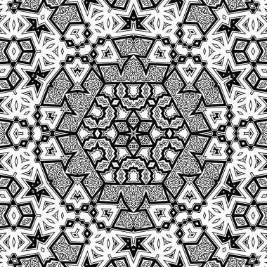 El çizimi Mandala, siyah beyaz sanat, yetişkin boyama sayfası, ayrıntılı çizim, taslak karalama, baskı, sanat.