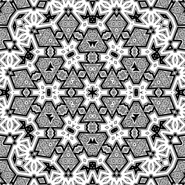 El çizimi Mandala, siyah beyaz sanat, yetişkin boyama sayfası, ayrıntılı çizim, taslak karalama, baskı, sanat.