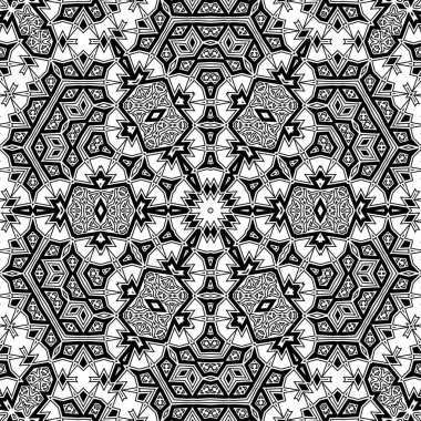 El çizimi Mandala, siyah beyaz sanat, yetişkin boyama sayfası, ayrıntılı çizim, taslak karalama, baskı, sanat.