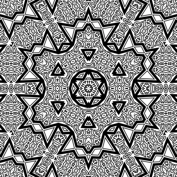 El çizimi Mandala, siyah beyaz sanat, yetişkin boyama sayfası, ayrıntılı çizim, taslak karalama, baskı, sanat.