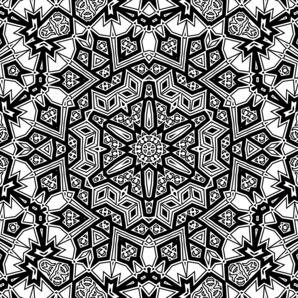 El çizimi Mandala, siyah beyaz sanat, yetişkin boyama sayfası, ayrıntılı çizim, taslak karalama, baskı, sanat.