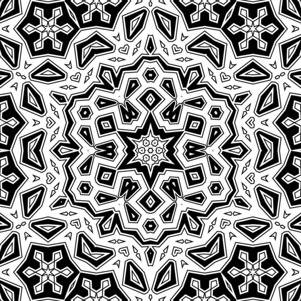 El çizimi Mandala, siyah beyaz sanat, yetişkin boyama sayfası, ayrıntılı çizim, taslak karalama, baskı, sanat.