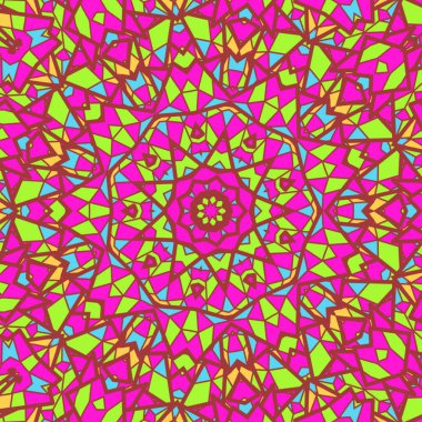 Mandala simetri tasarımı, güzel arka plan, ruhani tasarım.