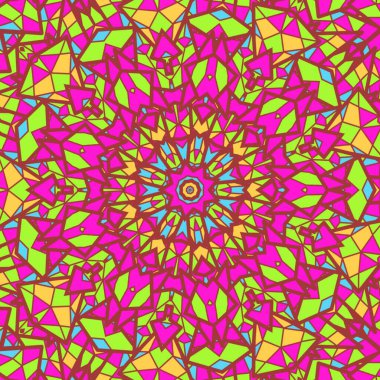 Mandala simetri tasarımı, güzel arka plan, ruhani tasarım.