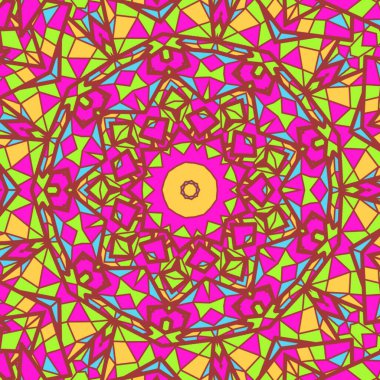 Mandala simetri tasarımı, güzel arka plan, ruhani tasarım.