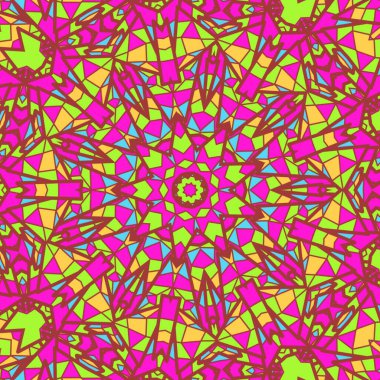 Mandala simetri tasarımı, güzel arka plan, ruhani tasarım.