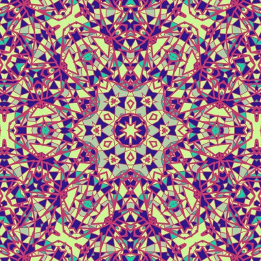 Mandala simetri tasarımı, güzel arka plan, ruhani tasarım.