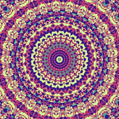 Mandala simetri tasarımı, güzel arka plan, ruhani tasarım.