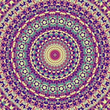 Mandala simetri tasarımı, güzel arka plan, ruhani tasarım.