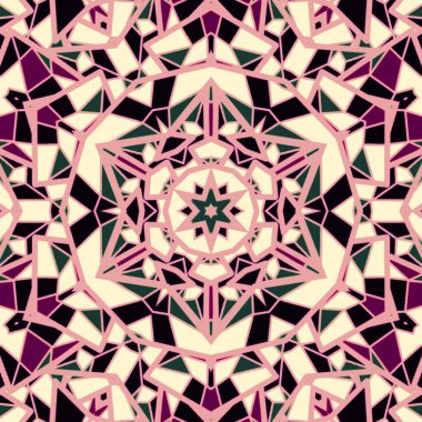 Mandala simetri tasarımı, güzel arka plan, ruhani tasarım.