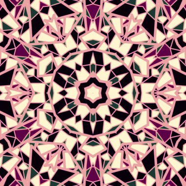 Mandala simetri tasarımı, güzel arka plan, ruhani tasarım.