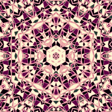 Mandala simetri tasarımı, güzel arka plan, ruhani tasarım.