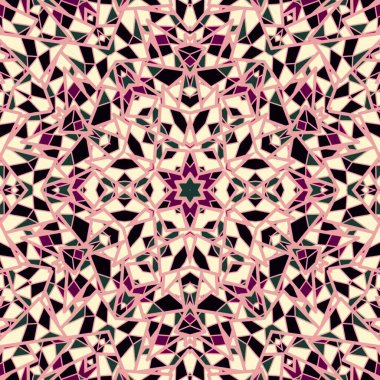 Mandala simetri tasarımı, güzel arka plan, ruhani tasarım.