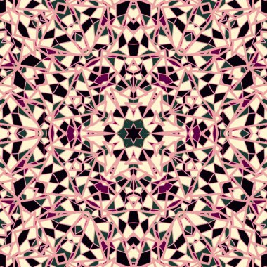 Mandala simetri tasarımı, güzel arka plan, ruhani tasarım.