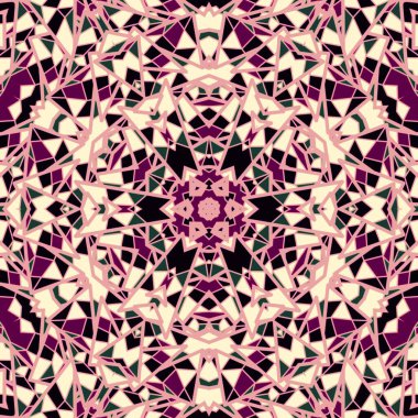 Mandala simetri tasarımı, güzel arka plan, ruhani tasarım.