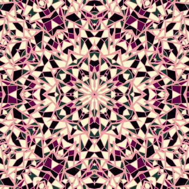 Mandala simetri tasarımı, güzel arka plan, ruhani tasarım.