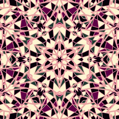 Mandala simetri tasarımı, güzel arka plan, ruhani tasarım.