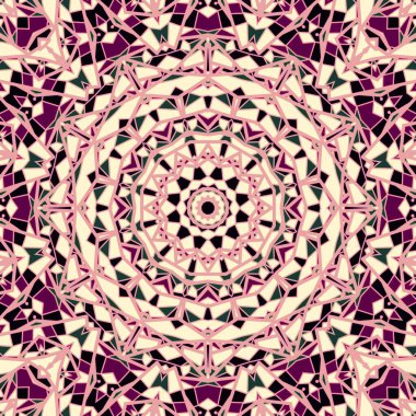 Mandala simetri tasarımı, güzel arka plan, ruhani tasarım.