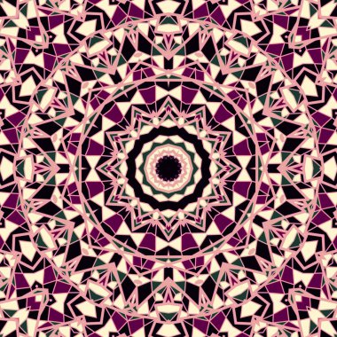 Mandala simetri tasarımı, güzel arka plan, ruhani tasarım.