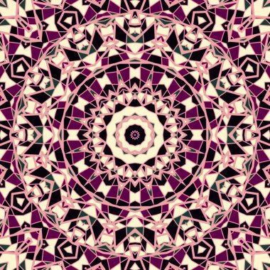 Mandala simetri tasarımı, güzel arka plan, ruhani tasarım.